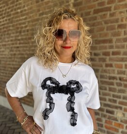 pieces Maudelle ss tee bright white
