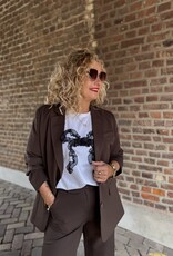 pieces Maudelle ss tee bright white