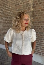 Elina jacquard top egnet