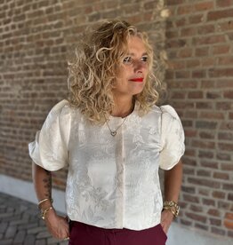 Elina jacquard top egnet