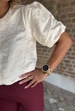 Elina jacquard top egnet