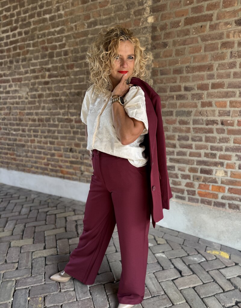 Elina jacquard top egnet