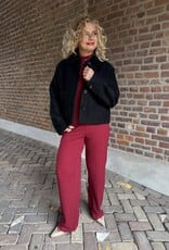 Magnolia wool blend jacket black