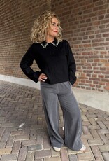 April life l/s pearl pull black