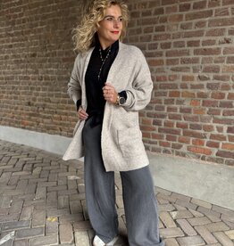 Sandrine life l/s open greige