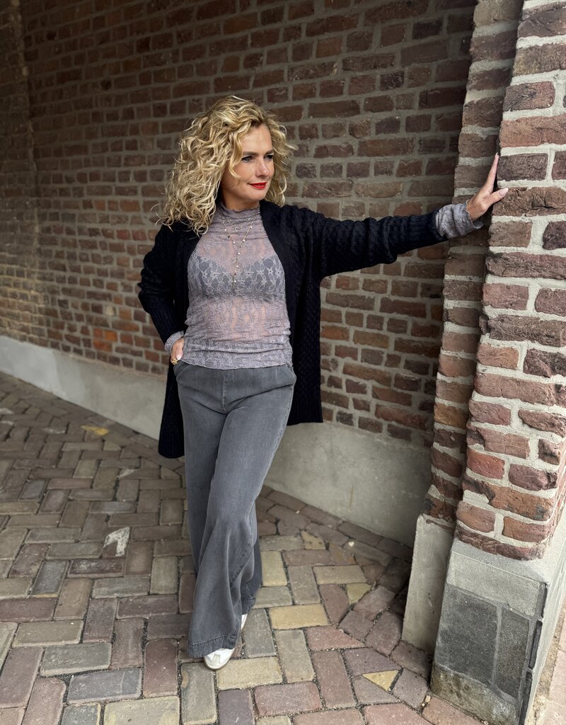 pieces Junilla lace top december sky