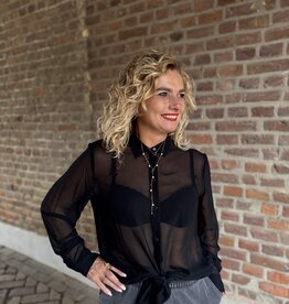 pieces Mio ls shirt black