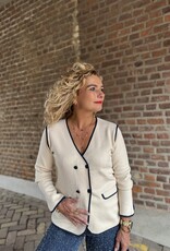 Prime life contrast l/s blazer tapioca