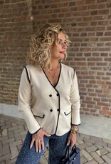 Prime life contrast l/s blazer tapioca