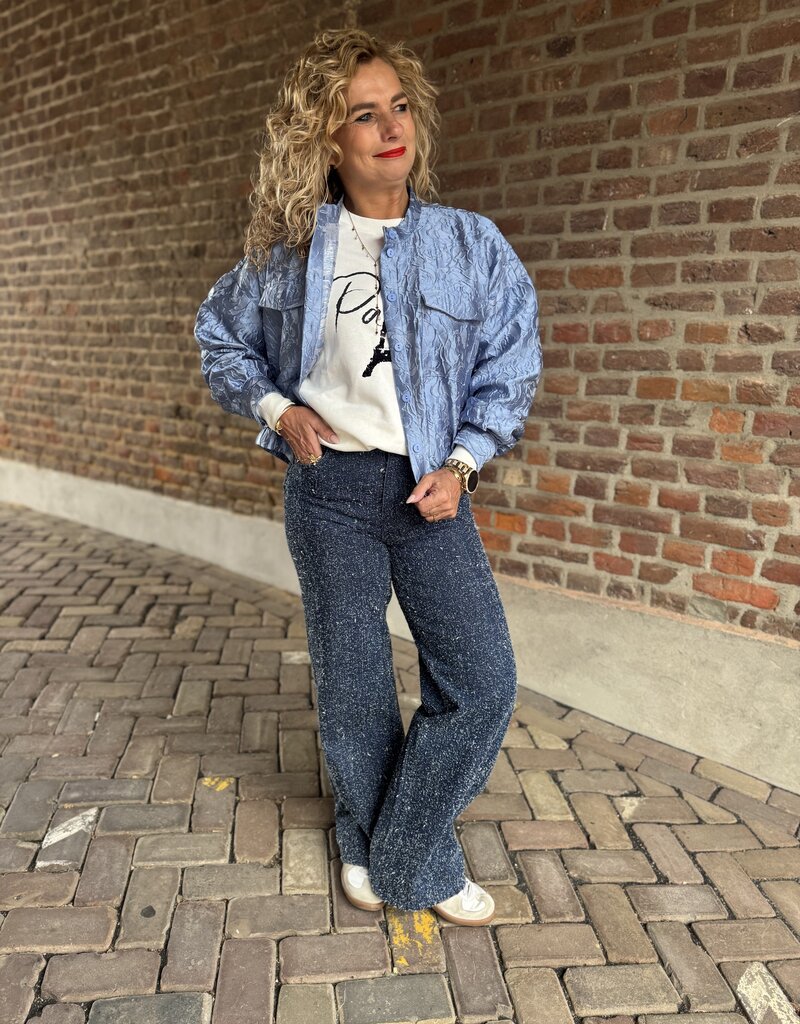 pieces Karina l/s bomber blue bell