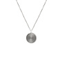 Ketting round twisted lang zilver