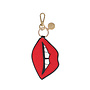 Bag charm kiss red