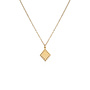 Ketting triangle dots lang goud