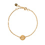 Armband chain coin snake goud