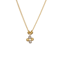 Ketting rings dots duotone goud