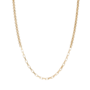 Ketting square / jasseron 48cm goud