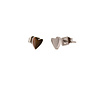 Oorknopjes small heart zilver