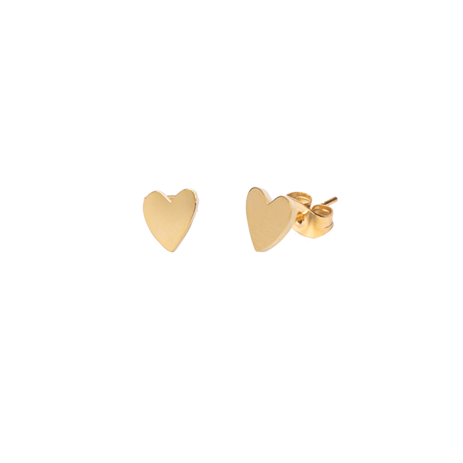 Oorknopjes small heart goud
