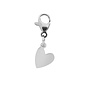 Charm heart zilver