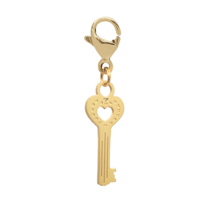 Charm key goud