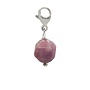 Charm starcut paarse mica zilver