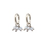 Oorringen 7x blue lace agaat zilver