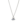 Ketting 7x angeliet zilver