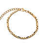 Armband small chain jasseron goud