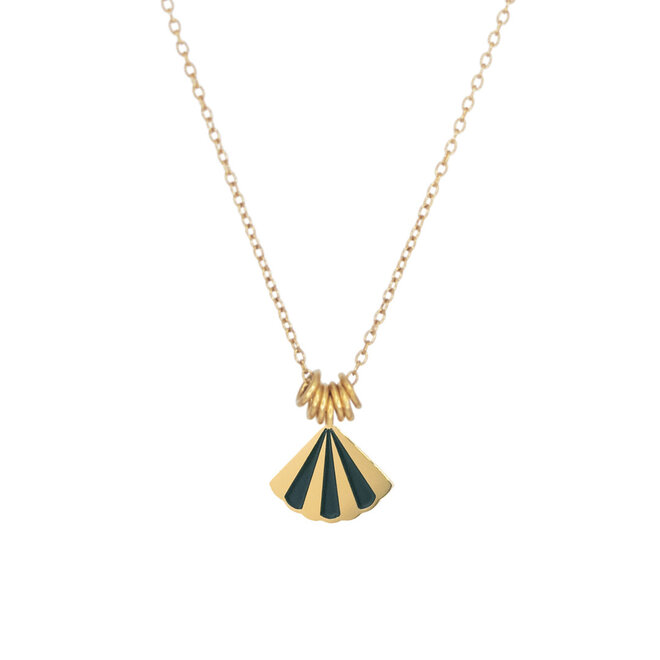 Ketting fan black goud
