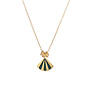 Ketting fan black goud