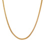 Ketting small flat chain goud