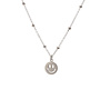 Ketting smiley zilver