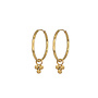 Oorringen big dots 3d goud