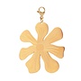 Charm big flower goud