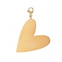 Charm big heart goud