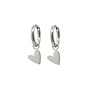 Oorringen small heart zilver