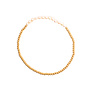 Armband beads 2.5mm 13x parel goud medium
