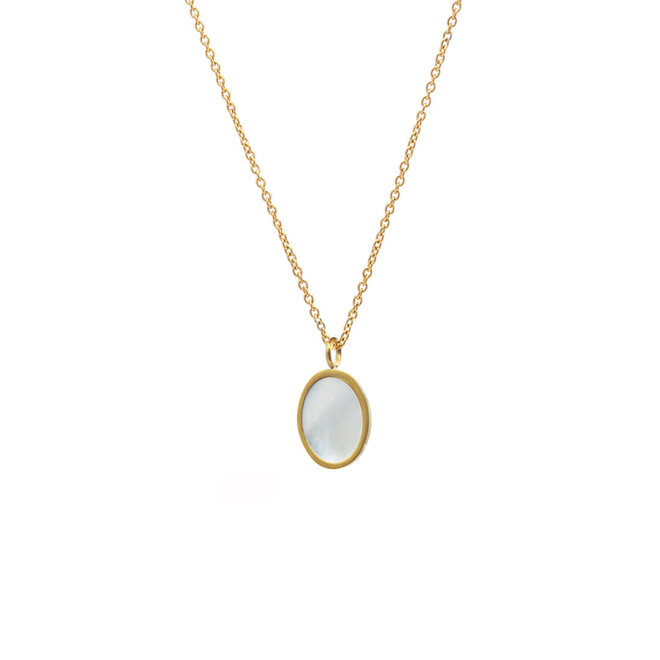 Ketting shell goud