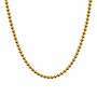 Ketting beads 4mm goud