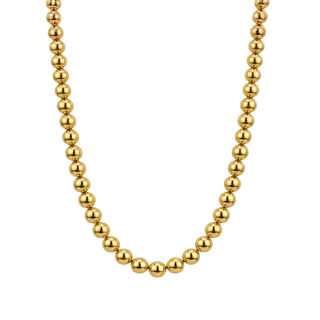 Ketting beads 5mm goud