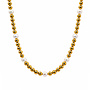 Ketting beads 6mm parel goud