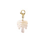 Charm shell palmtree goud