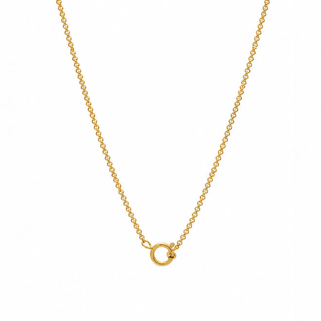 Ketting lock jasseron 2.5mm goud