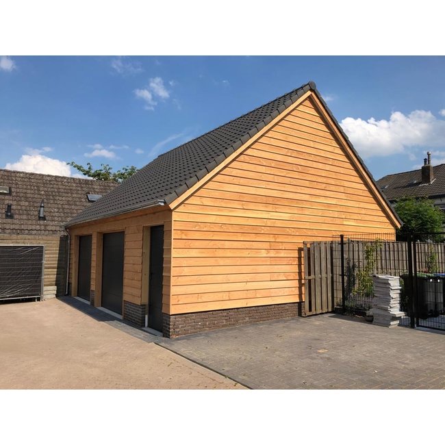 Rechter VHV gevelpan Blauw Gesmoord