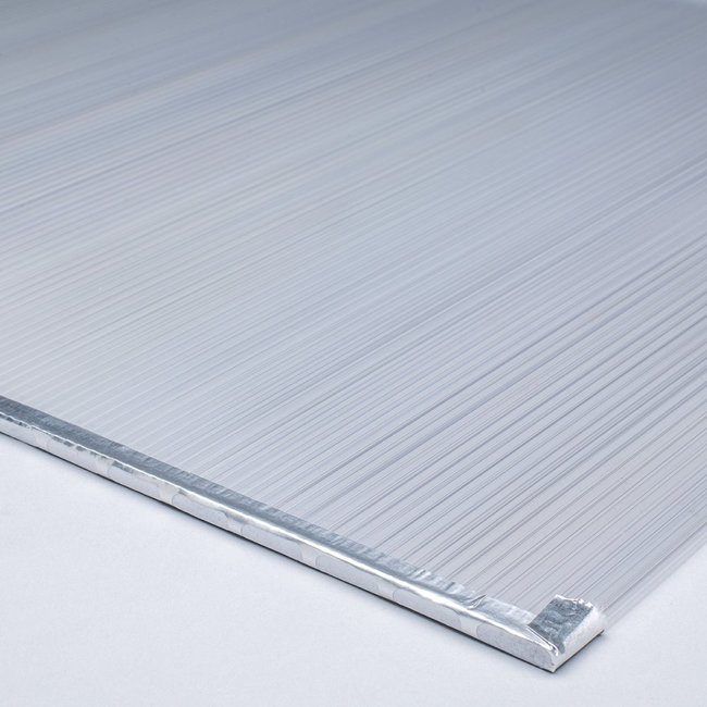 Polycarbonaat kanaalplaat 8 mm helder 2-wandig