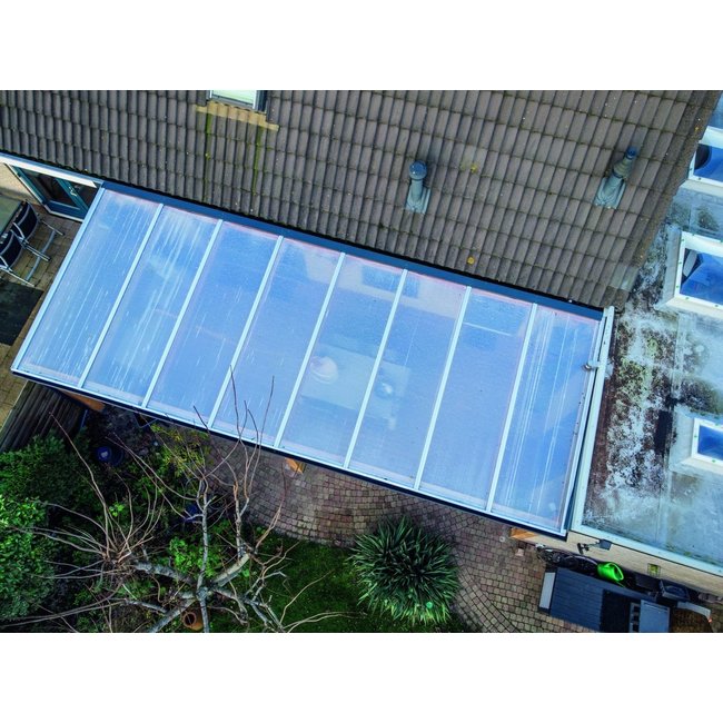 Douglas veranda met polycarbonaat | bouwpakket 3 x 3 meter