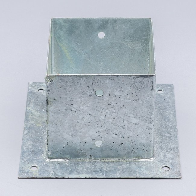 Paalvoet 7x7 cm verzinkt