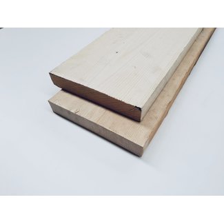 Vuren plank ruw 2,2x20 cm