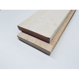 Vuren plank ruw 3,2x20 cm