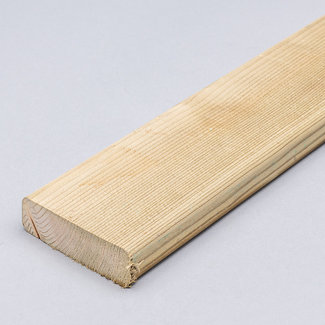Vuren plank geïmpregneerd 1,9x4,5 cm